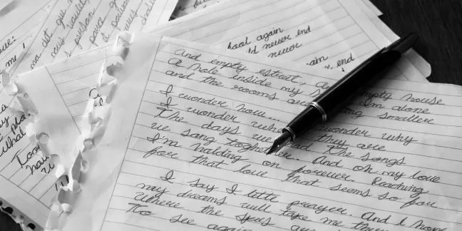 Professional manual manuscript typing service transforming handwritten novel drafts into digital text