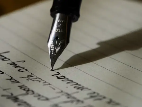 Manuscript typing services converting handwritten pages into editable Word documents